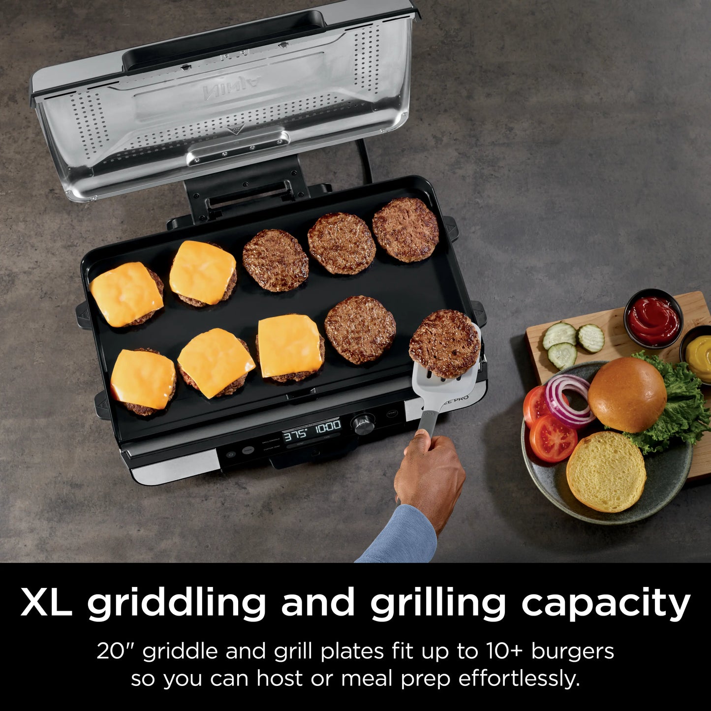SizzleMax Indoor Griddle Grill Station