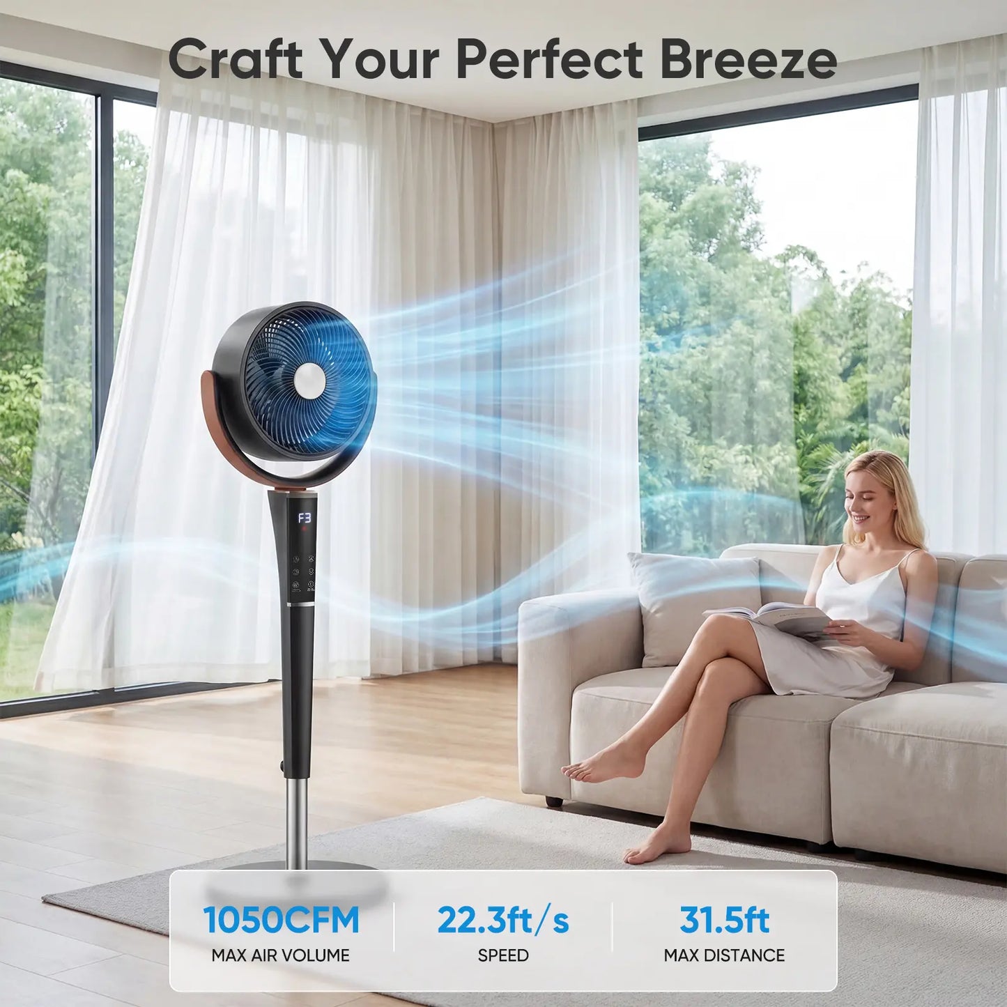 Perfect Adjustable Standing Fan