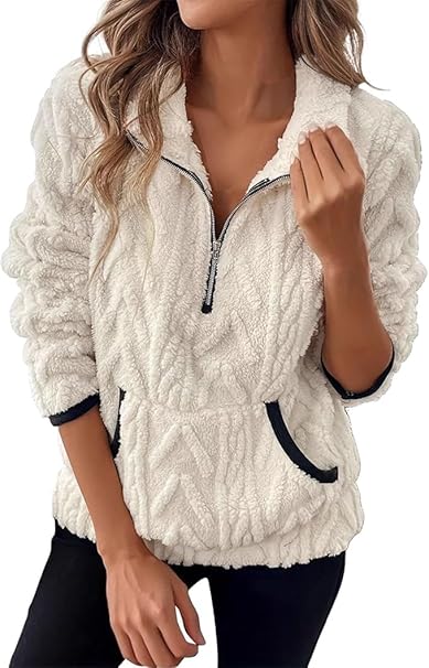 Ultra Plush Teddy Fleece Winter Pullover Sweater