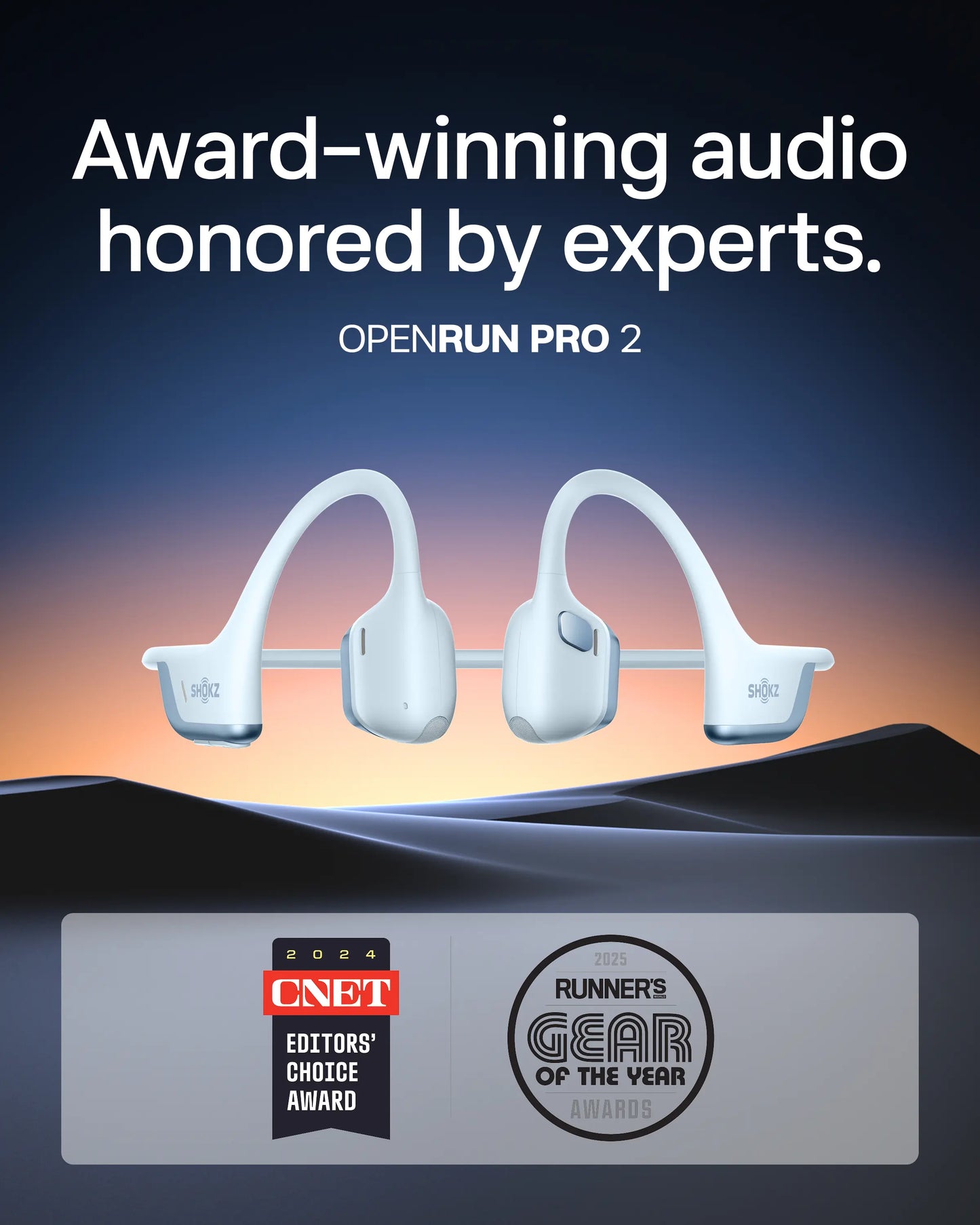 DeepBass Open-Ear Running Headphones