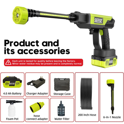 Complete Cordless Pressure Cleaning Kit