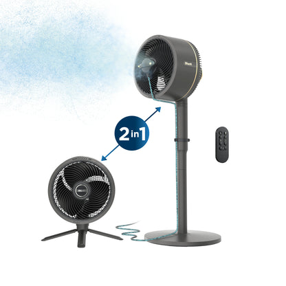 2-in-1 Cordless Misting Fan