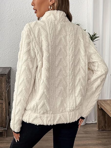 Ultra Plush Teddy Fleece Winter Pullover Sweater