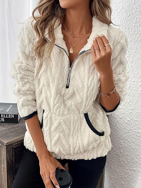 Ultra Plush Teddy Fleece Winter Pullover Sweater