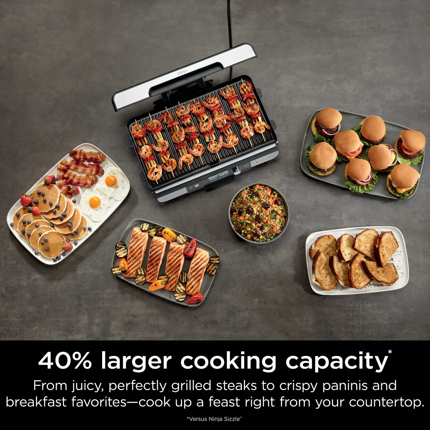 SizzleMax Indoor Griddle Grill Station