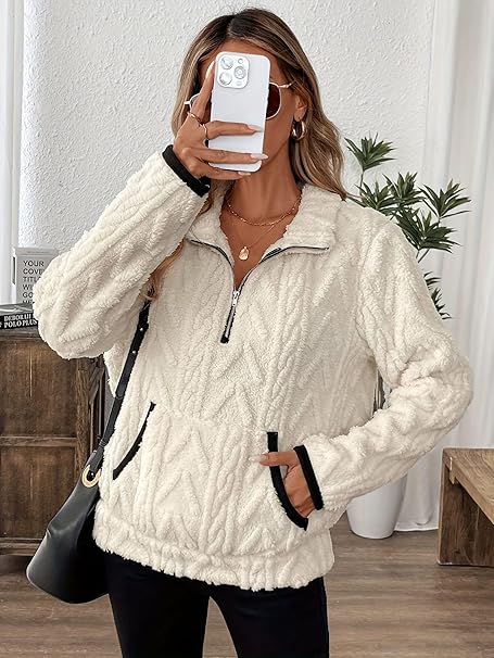 Ultra Plush Teddy Fleece Winter Pullover Sweater
