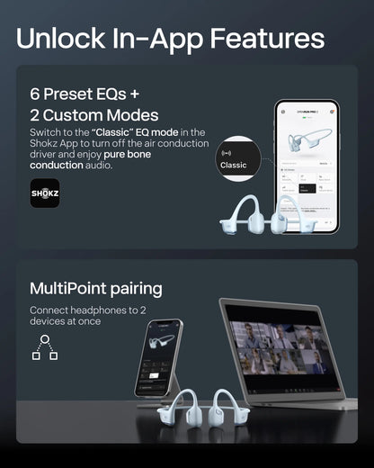 DeepBass Open-Ear Running Headphones