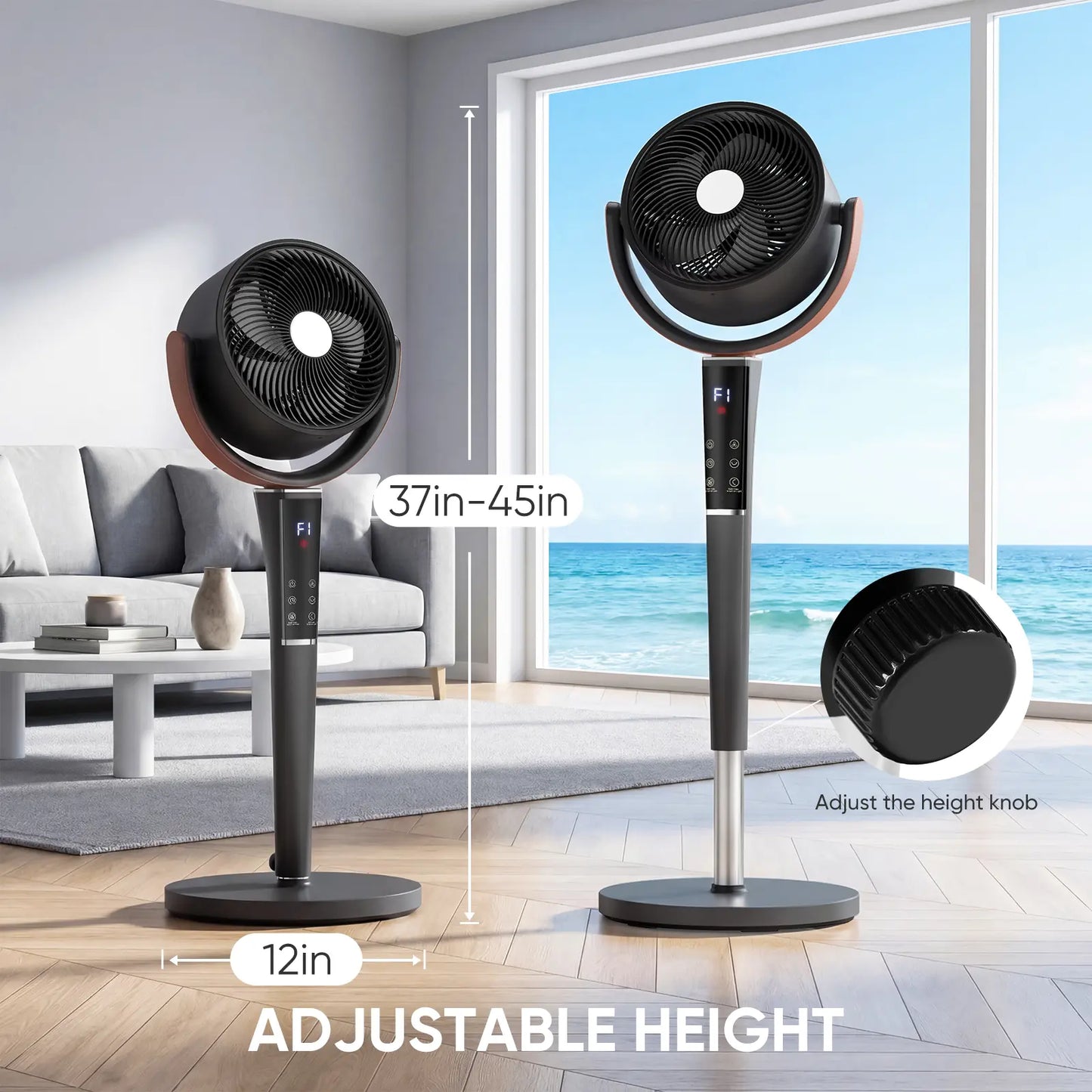 Perfect Adjustable Standing Fan