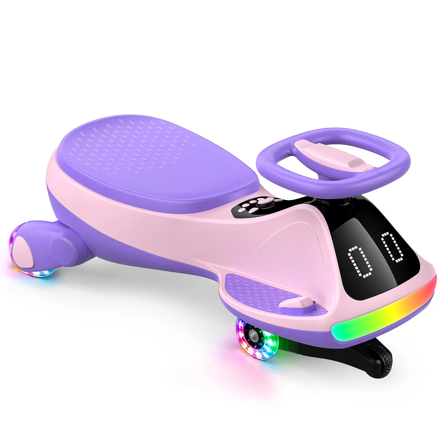 SmartGlow 2-in-1 Electric Wiggle Ride