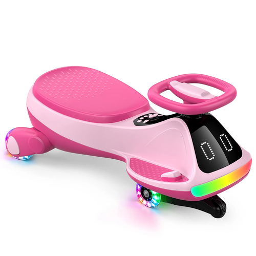 SmartGlow 2-in-1 Electric Wiggle Ride