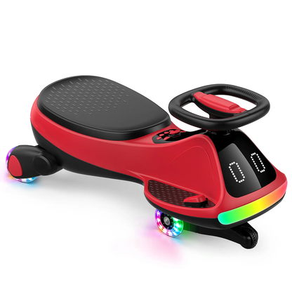 SmartGlow 2-in-1 Electric Wiggle Ride