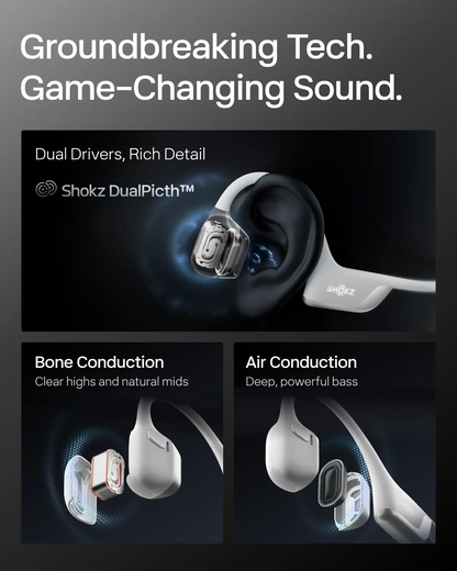 DeepBass Open-Ear Running Headphones