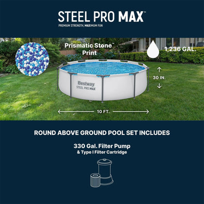 DuraFrame 10-Foot Backyard Pool Set